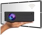 LA VAGUE LV-HD240 WI-FI BUNDLE LED-Projektor inkl. LED-Beamer (2000 lm, 1000:1,...
