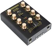Pronomic DJ Controller DX-10 USB MKII DJ Mixer - 2-Kanal-DJ-Mixer mit 2