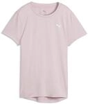 Trainingsshirt PUMA "W TAD ESSENTIAL CREW TEE", Damen, Gr. S, rosa (misty pink),