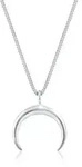 Elli Kette mit Anh&auml;nger Kette Anh&auml;nger Halbmond Fein 925 Silber, Astro...