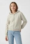 Kapuzensweatjacke NAME IT "NKFMILLE SHORT NREG SWE CARD WH UNB NOOS", M&auml;dchen, Gr.
