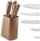 Kuppels Messerblock WOOD (5tlg), formsch&ouml;ner Akazienholzblock inklusive 5...