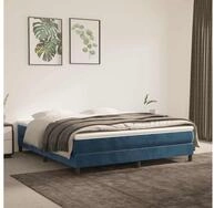 Kaltschaummatratze, vidaXL, Taschenfederkernmatratze Dunkelblau 160x220x20 cm...