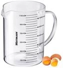 WESTMARK Messbecher aus Glas &ndash; mikrowellengeeignet, temperaturbest&auml;ndig, 1,1