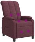 vidaXL Sessel Massage Relaxsessel Lila Stoff (1-St)