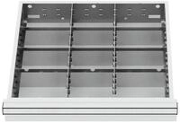 Stier Kleinteilemagazin STIER Schubladeneinteilung Metalleinteilung BLH 150/175...