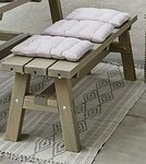 PLUS Sitzbank Contry Plankenbank (1-St), 177x37x46 cm