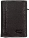 camel active Kartenetui Thunder, Leder-Herrenb&ouml;rse mit Kartenschieber,