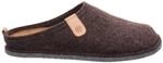 Pantoffel ROHDE "Lucca-H", Herren, Gr. 41, braun, Filz, Schuhe Pantoffel, Hausschuh,