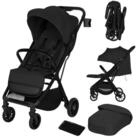 lionelo Kinder-Buggy CLOE PLUS, (Set), Auto-Folding/Gro&szlig;e PU-R&auml;der/Kompakt und