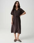 OPUS Tunikakleid Midikleid mit Taillierung