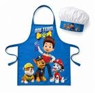 PAW PATROL Kochsch&uuml;rze Kinder Sch&uuml;rze mit Kochm&uuml;tze f&uuml;r Spielk&uuml;che, (2-tlg)