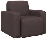 vidaXL Sessel Sessel Dunkelbraun Stoff (1-St)