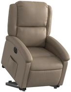vidaXL Sessel Relaxsessel mit Aufstehhilfe Elektrisch Cappuccino Kunstleder...