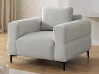S-Style M&ouml;bel Sessel Cardea in Bubble-Optik aus weichem Strukturstoff mit hohem