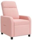 vidaXL Sessel Liegesessel Rosa Boucl&eacute; (1-St)