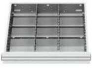 Stier Kleinteilemagazin STIER Schubladeneinteilung Metalleinteilung BLH 100/125...