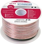 Schwaiger Schwaiger LSK3410 10 Meter 1,5mm Transparentes Lautsprecherkabel