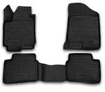LEMENT Auto-Fu&szlig;matten 3D-Gummimatten passend f&uuml;r KIA Cee'd 2007&ndash;2012 (4 St), f&uuml;r