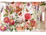 Lashuma Tablett Wildblumen, Melamin, (1-tlg), Rosa Fr&uuml;hst&uuml;ckstablett...