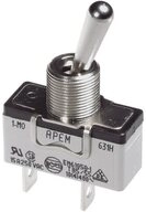 APEM Schalter Hebelschalter f&uuml;r hohe Stromst&auml;rke 250 V/AC 659H/2, Metallhebel