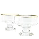 Pasabahce Eisschale 6er Set Becher aus Glas Iceville f&uuml;r EIS, Salat, Dessert,
