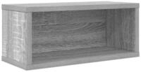 vidaXL Aufbewahrungsbox CD Aufbewahrungsregal Sonoma-Grau 40 x 17 x 17 cm