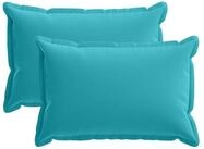 vidaXL Kissenbezug Kissenbezug 2 stk. HOUTEN T&uuml;rkis 50 x 70 cm Polyester, (2...
