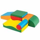 COSTWAY Spielbausteine, (7 St), Kletterspielzeuge, Schaumstoff-Kletterset