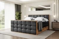 ALTDECOR Boxspringbett LOLLI7-Z KING (Multipocket-Matratze H4, H3 Matratze