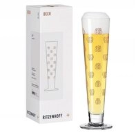 Ritzenhoff Bierglas Ritzenhoff Heldenfest Bier #19 M. Albini F26, Kristallglas