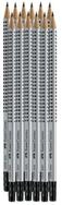 Faber-Castell Bleistift Bleistifte HB schwarz Grip Pack, (Packung, 12-tlg.,
