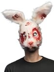 Boland Verkleidungsmaske Blutiger Hase Halbmaske aus Pl&uuml;sch, Killer-Karnickel im