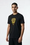 Trainingsshirt PUMA "BVB FTBLCULTURE TEE", Herren, Gr. S, schwarz (puma schwarz,