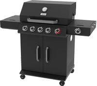 Yato Gasgrill Gasgrill 19kW, 5+1 Brenner, 133x57x112cm, schwarz, Gasgrill 19kW,...