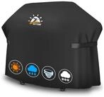 LuxusKollektion Grillabdeckhaube Grillabdeckung 190 cm Gasgrill PU Wasserdicht...