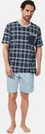 Shorty BABISTA "Kurzer Schlafanzug LEANDOR", Herren, Gr. XL, blau, Obermaterial: 100%