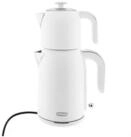 Mulex Wasser-/Teekocher Tee Express, 2200 W, 2-in-1 Wasserkocher mit Teekanne...