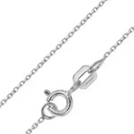 trendor Kette ohne Anh&auml;nger 31210, 333 Wei&szlig;gold Ankerkette 4-seitig...