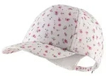 Sterntaler&reg; Schirmm&uuml;tze Basecap Blumen (1-St) wei&szlig; 45 cm
