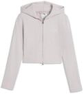 PUMA Sweatjacke Essentials Slim Gerippter Hoodie M&auml;dchen