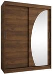 MIRJAN24 Kleiderschrank Wika 150 cm (mit zwei Schiebet&uuml;ren) Schubladen als
