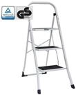TRUTZHOLM Klapptritt Trittleiter 3-stufig klappbar T&Uuml;V/GS 150 kg Trittfl&auml;chen