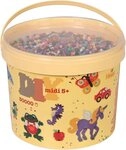 Hama Perlen B&uuml;gelperlen Hama B&uuml;gelperlen midi "Volltonmix", im Eimer, 30.000...