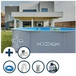Planet Pool Rundpool Stahlwandpool Set (5-teilig) hoch rund Classic 460