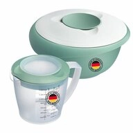 WESTMARK R&uuml;hrsch&uuml;ssel mit Deckel, 2.5 l + R&uuml;hrbecher mit Deckel, 1.4 l, PP,...