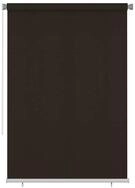 Rollo Au&szlig;enrollo 165 (B)x230 (H) cm Braun HDPE, vidaXL