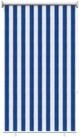 Rollo Au&szlig;enrollo 90% UV-Block Blau-wei&szlig; gestreift 80 x 140 cm HDPE, vidaXL