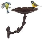 relaxdays Vogeltr&auml;nke Bl&uuml;te aus Gusseisen 0.57 l