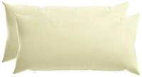 vidaXL Kissenbezug Kissenbezug 2 pcs HEERLEN Creme 40 x 80 cm Polyester, (2...